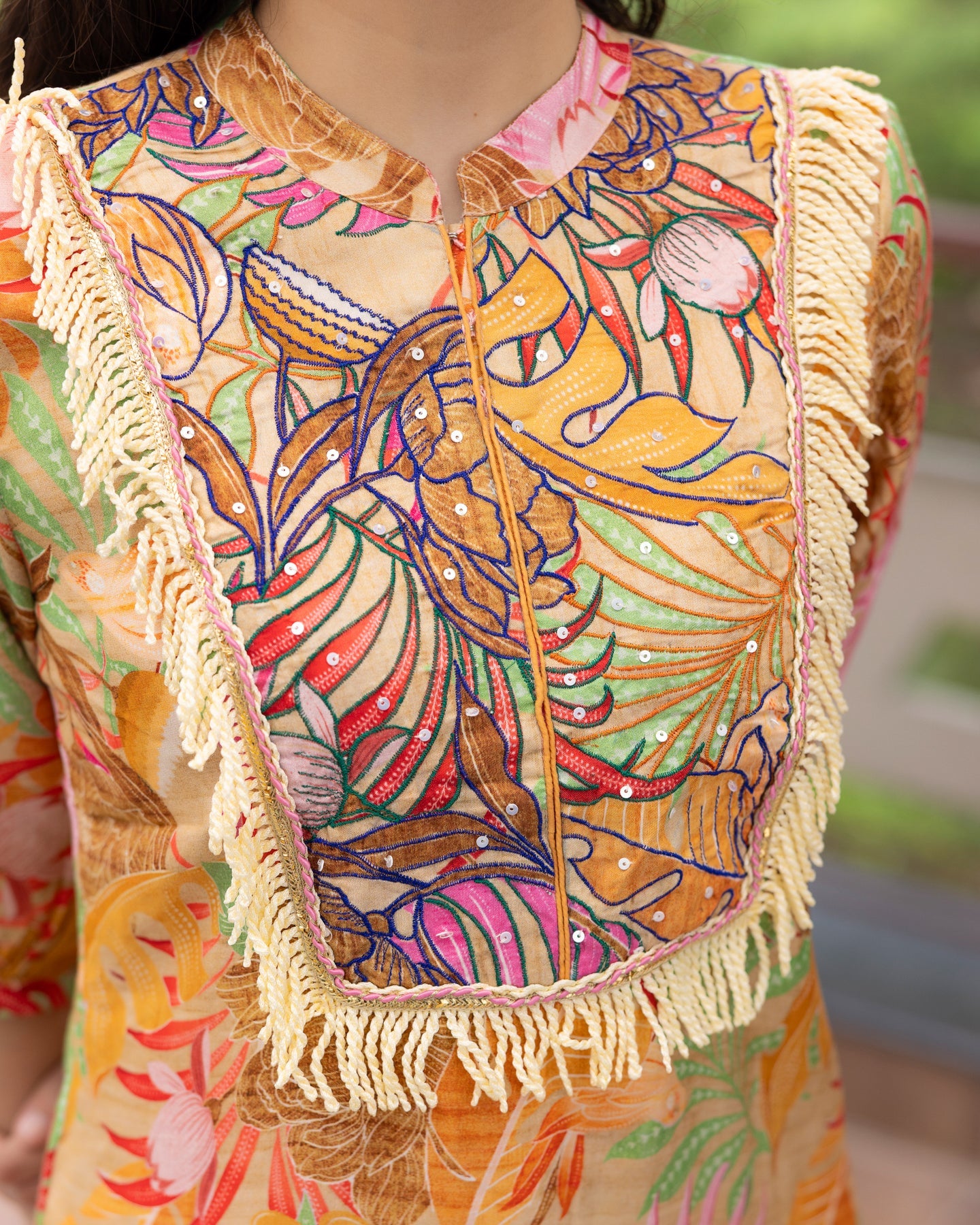Tropical Mustard co-ord set