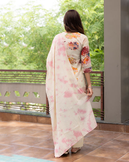 Blush Bloom Cotton Suit Set