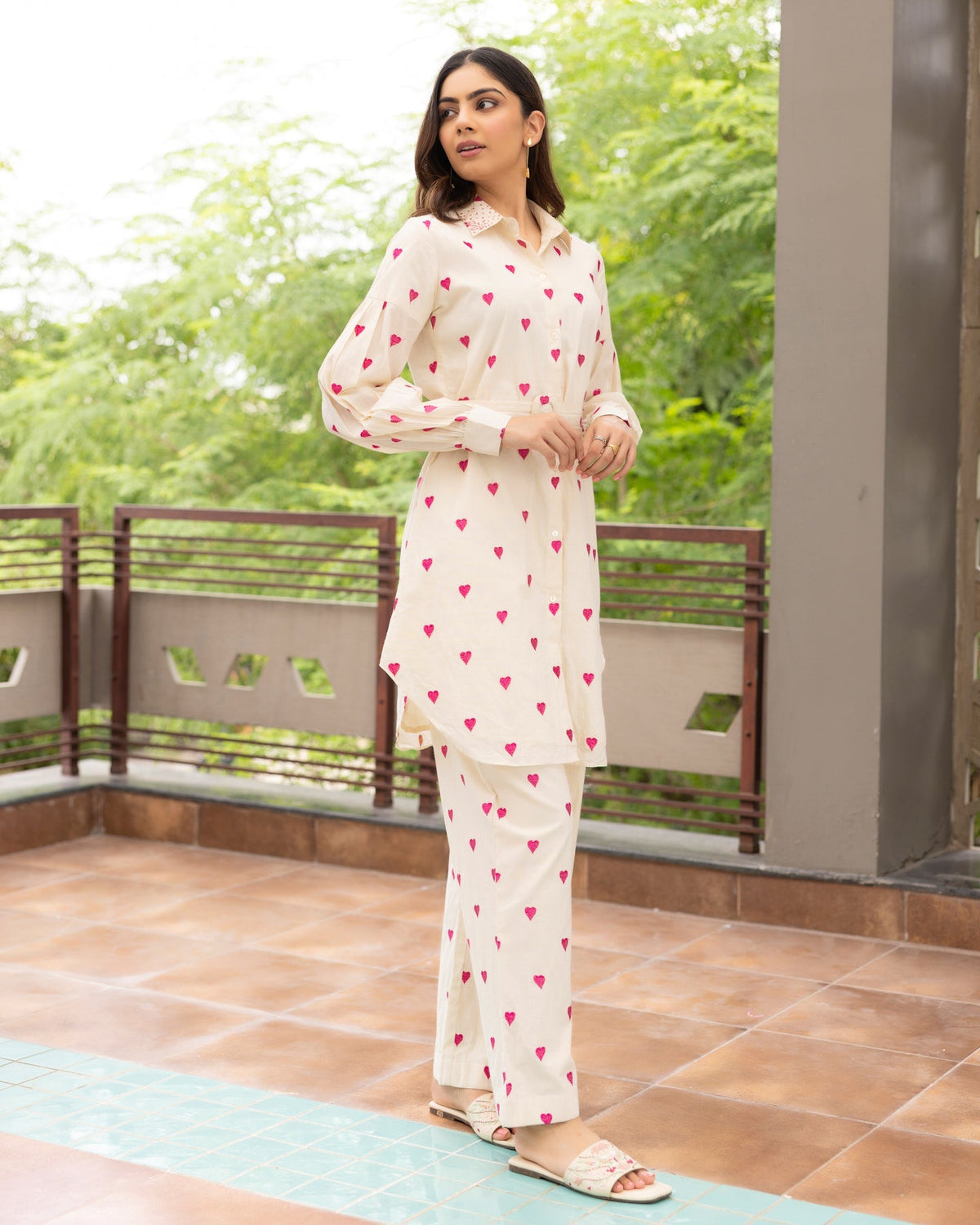 Pink Heart co-ord set