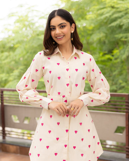 Pink Heart co-ord set