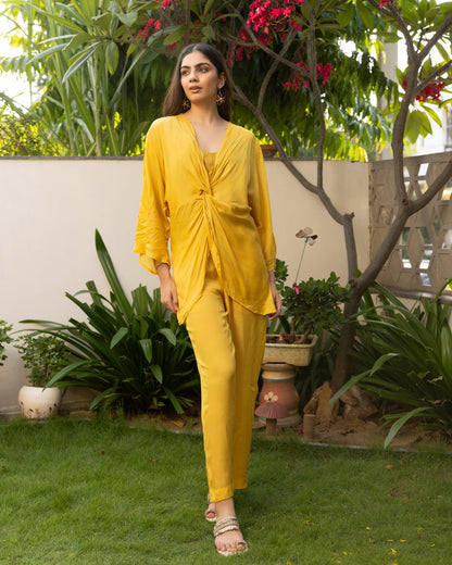 Yellow Muslin co-ord set