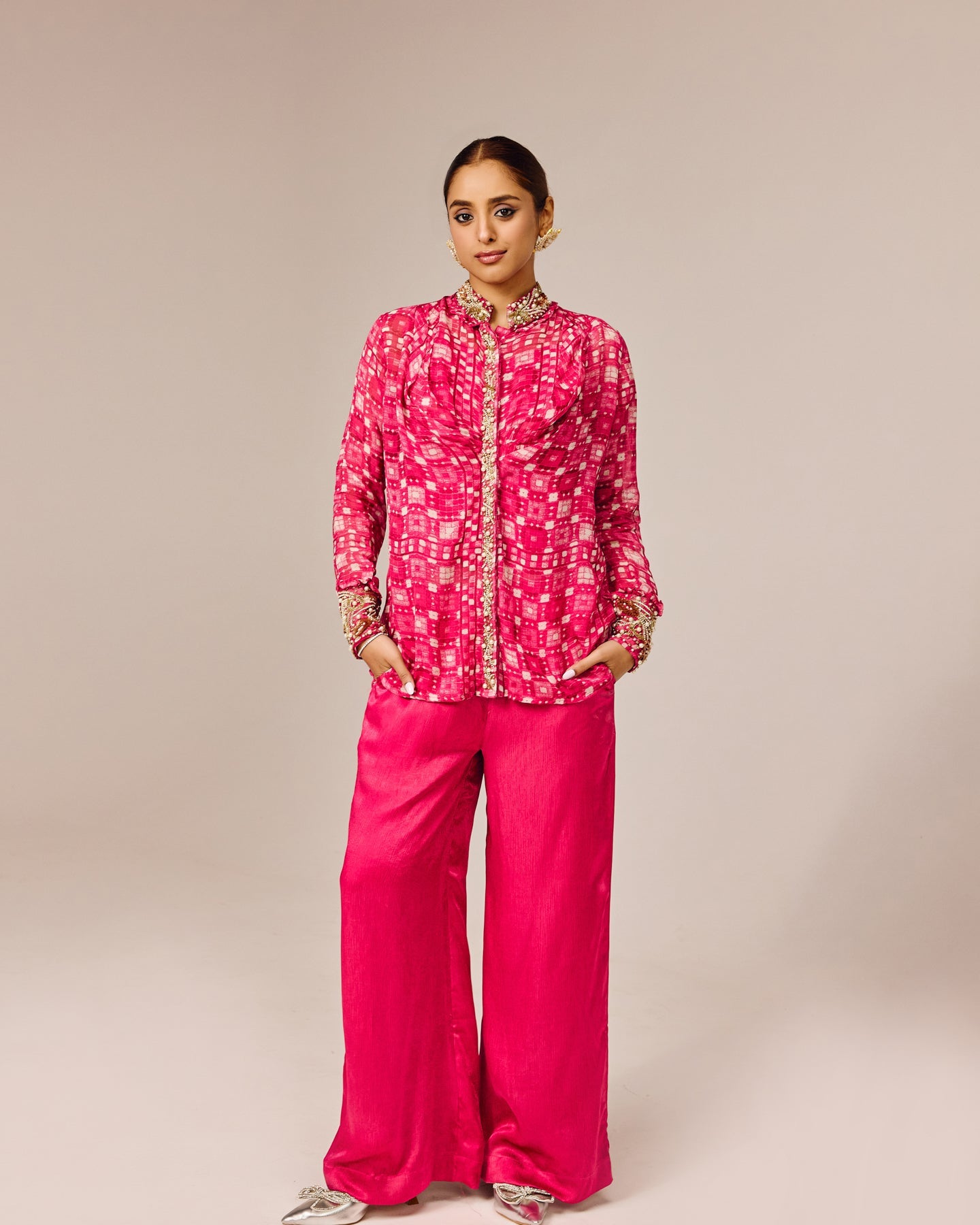 Cinch in Crimson- Co-ord Set