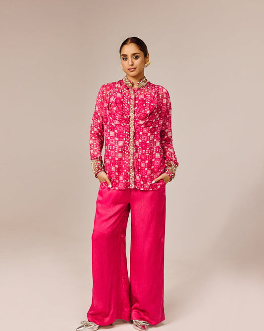 Cinch in Crimson- Co-ord Set