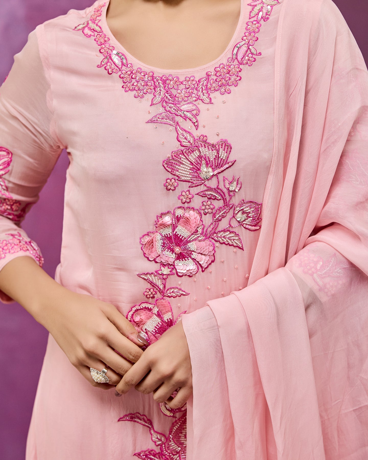 Gulabi Gang Suit Set