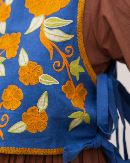 Blue Floral Jacket