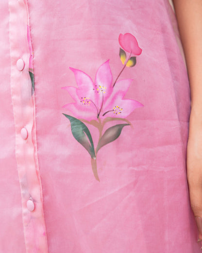 Baby Pink Organza Dress