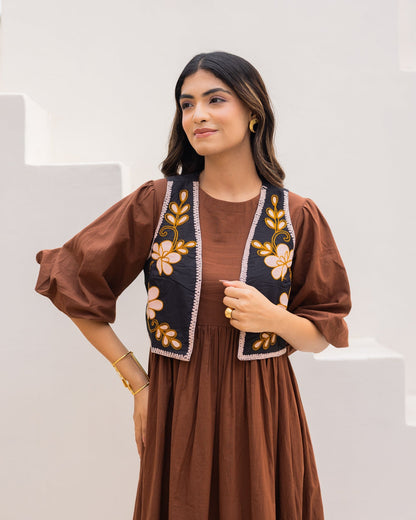 Black Embroidered Jacket