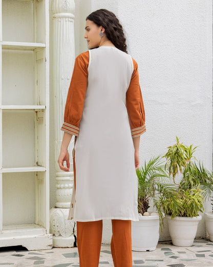 Brown Co-ord with Jacket