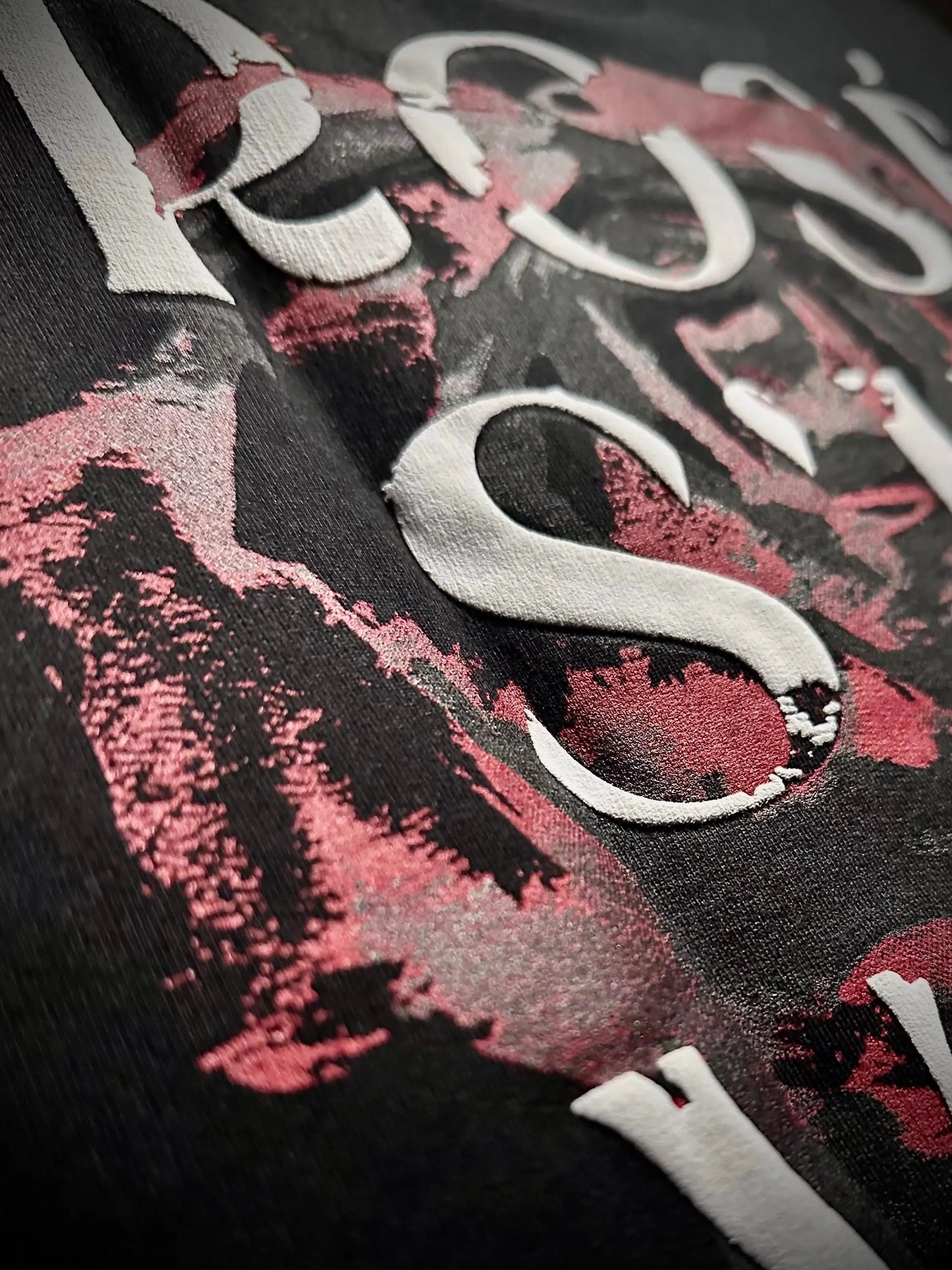 Rose S'il Vous Plait Printed Black T-Shirt Boozee