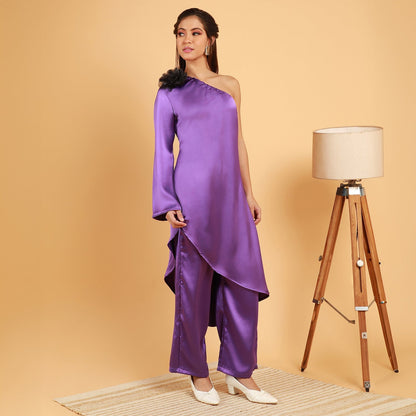 Asymmetrical Flora Co-Ord Set