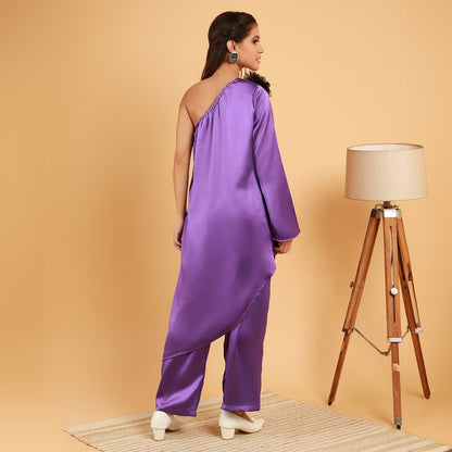Asymmetrical Flora Co-Ord Set