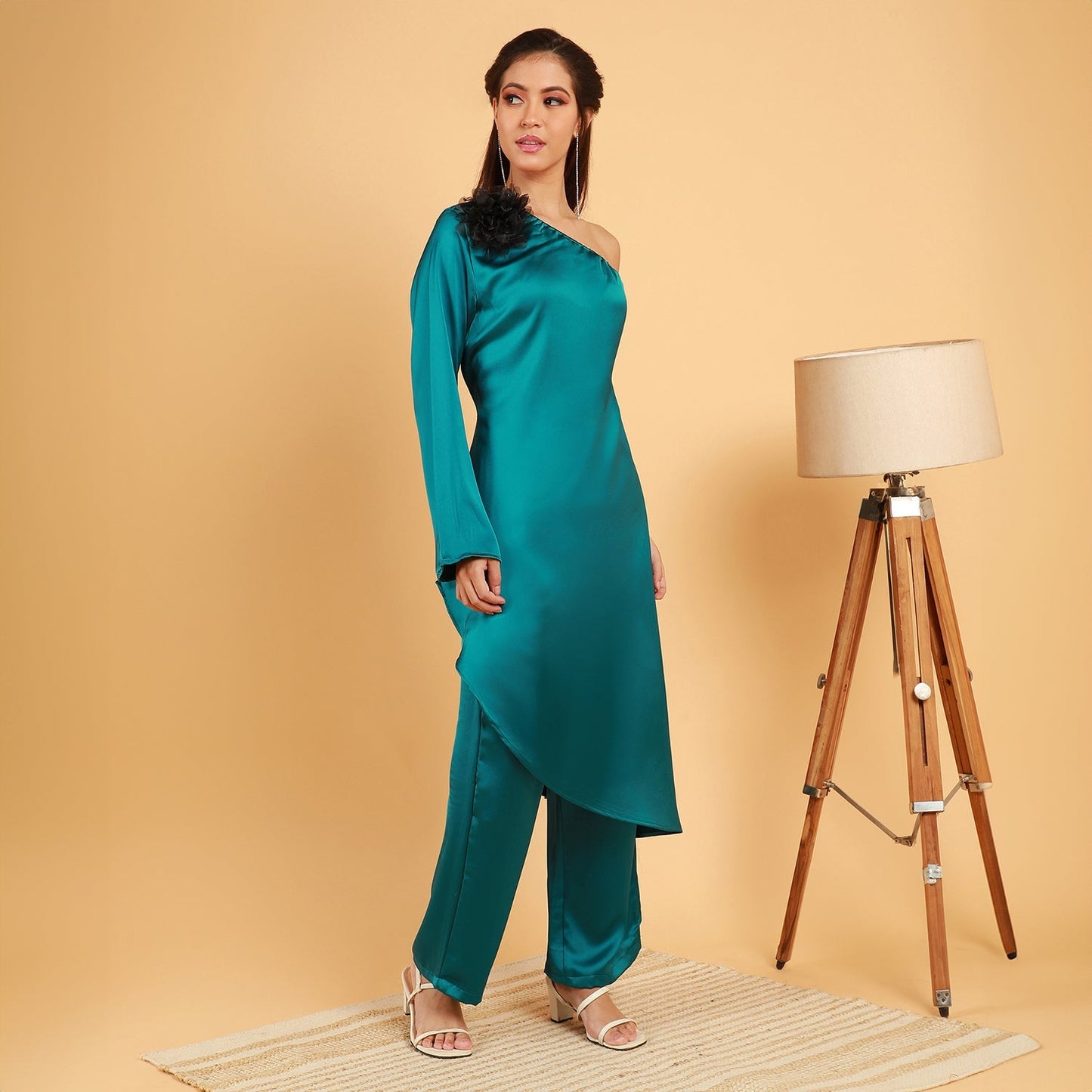 Asymmetrical Flora Co-Ord Set