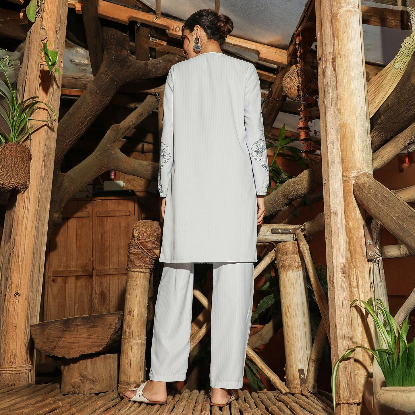 Earthy Block Kurta Set