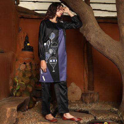 Buoyant Block Kurta Set