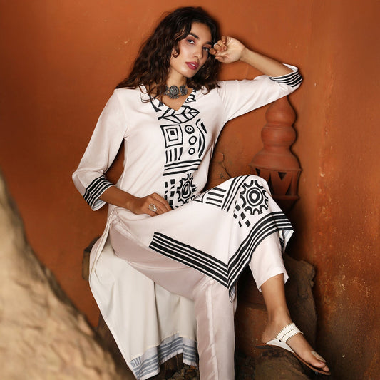 Indie Lines Kurta Set