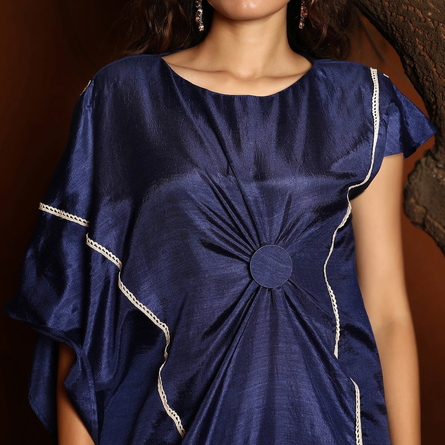 Asymmetrical Cinch Kurta Set