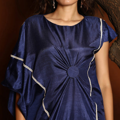 Asymmetrical Cinch Kurta Set