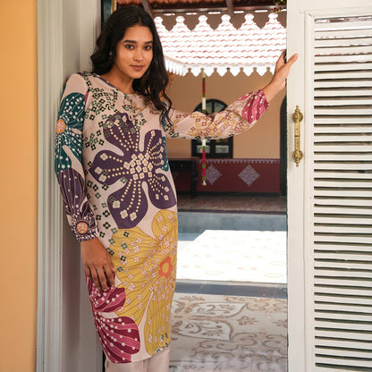 Florentine Imprint Kurta Set