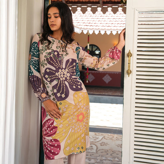 Florentine Imprint Kurta Set