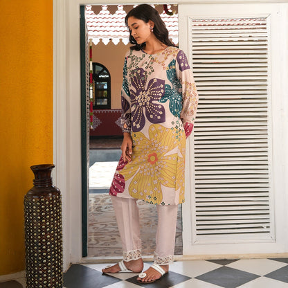 Florentine Imprint Kurta Set