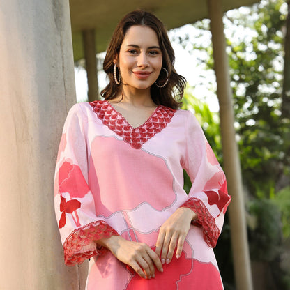 Fleur Imprint Kurta Set
