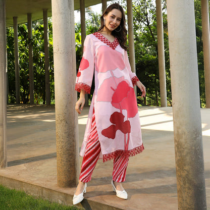 Fleur Imprint Kurta Set
