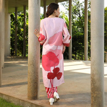 Fleur Imprint Kurta Set