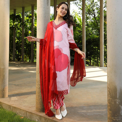 Fleur Imprint Kurta Set