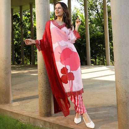 Fleur Imprint Kurta Set