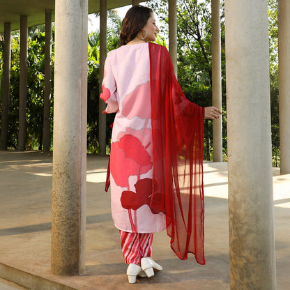 Fleur Imprint Kurta Set