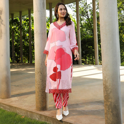 Fleur Imprint Kurta Set