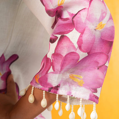 Whispering Botanics Kurta Set