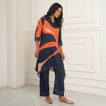 Flowing Petalia Kurta Set