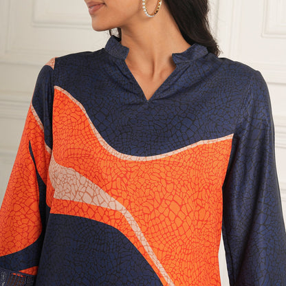 Flowing Petalia Kurta Set