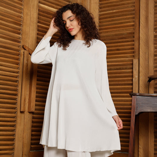 Accordian Kurta Set