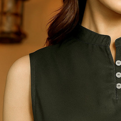 Flared Roses-Imprint Kurta Set