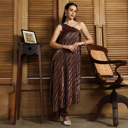 Asymmetrical-Brushed Co-Ord Set