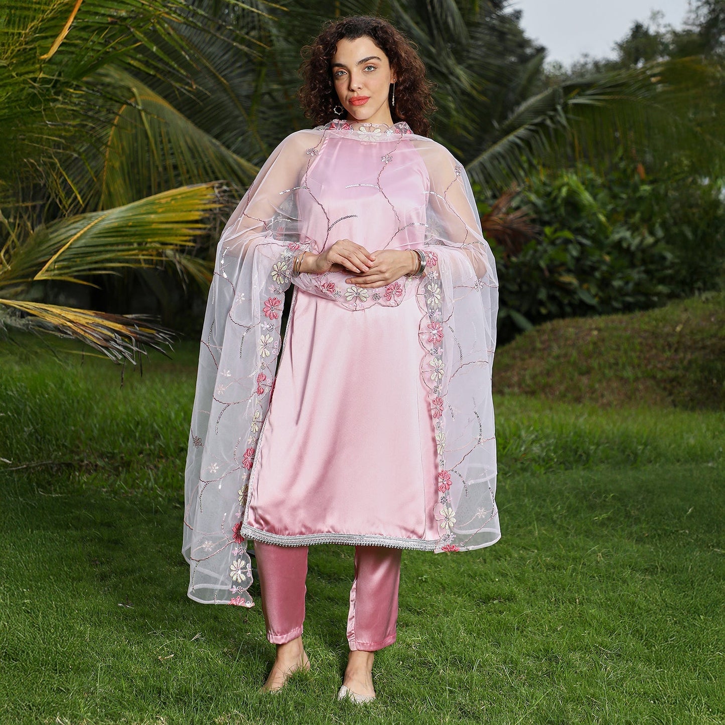 Blush Bloom Kurta Set