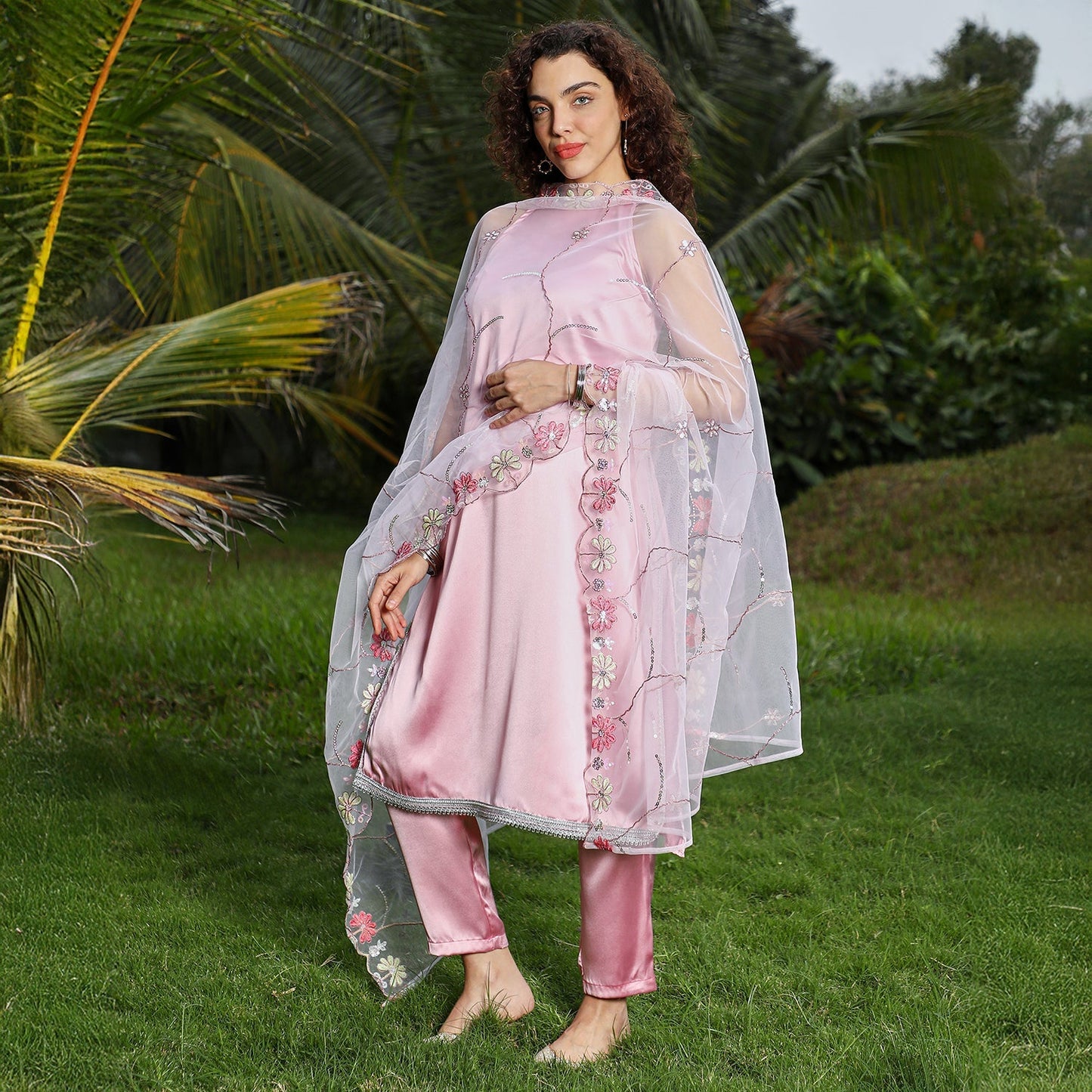 Blush Bloom Kurta Set