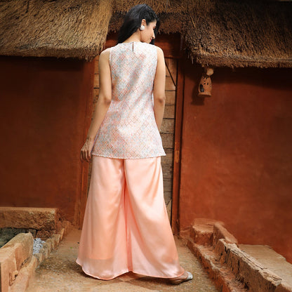 Geometric Kurti With Palazzo