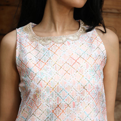 Geometric Kurti With Palazzo