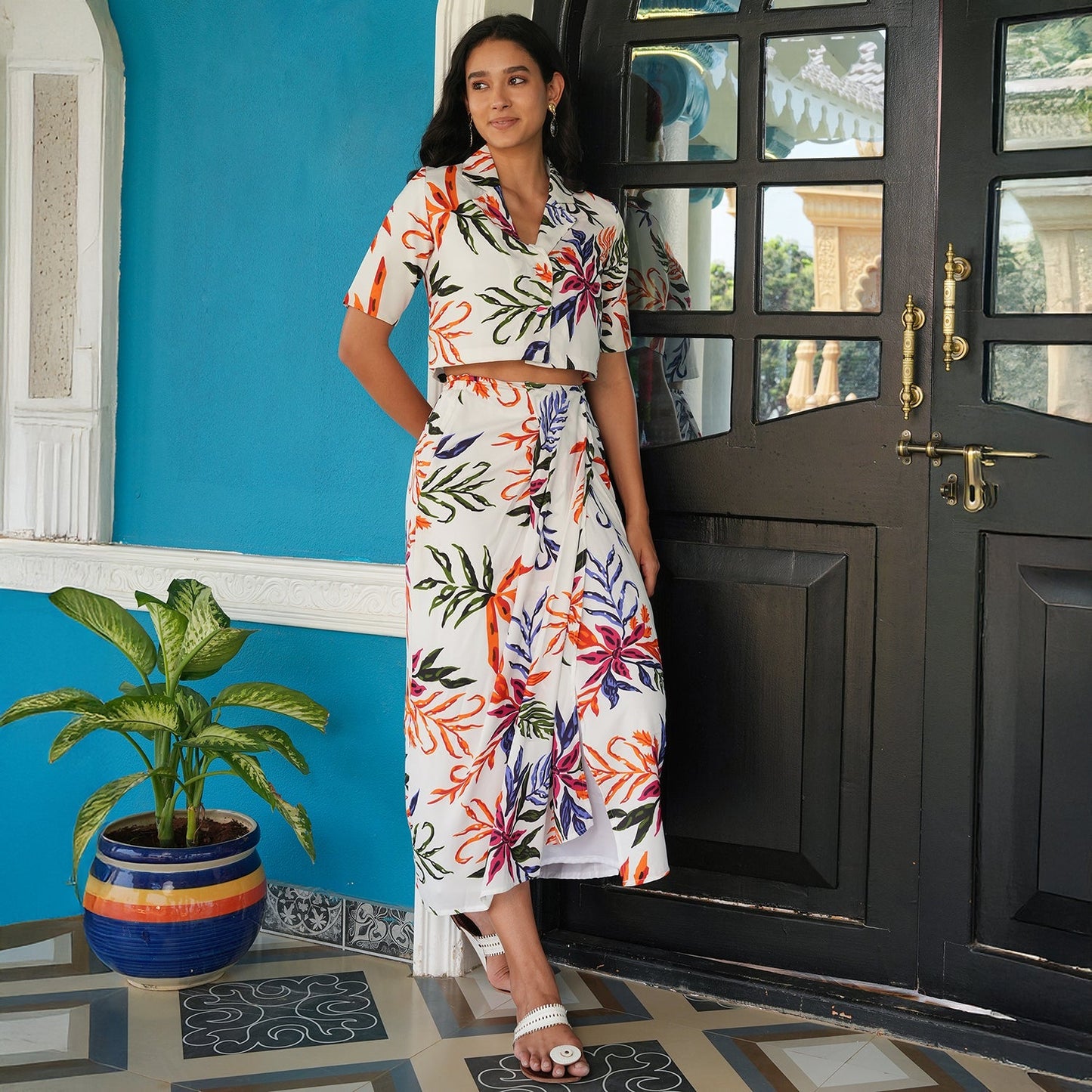 Flowing Botanics Co-Ord Set