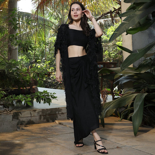 Tassel Wrap Co-Ord Set