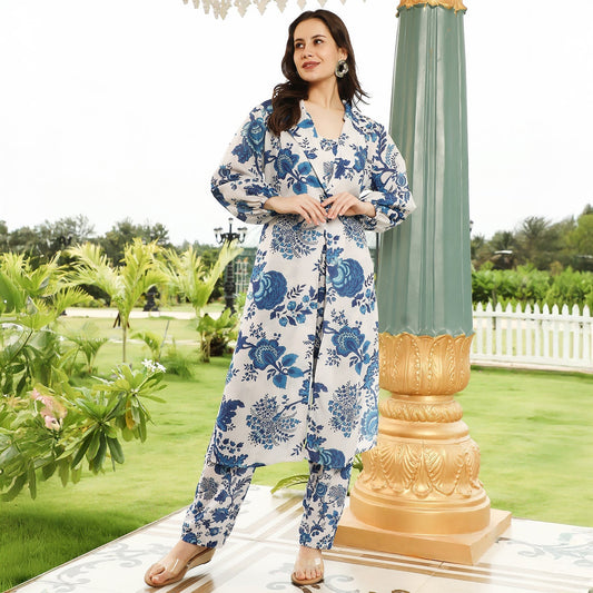 Floral-Folk Imprint Co-Ord Set