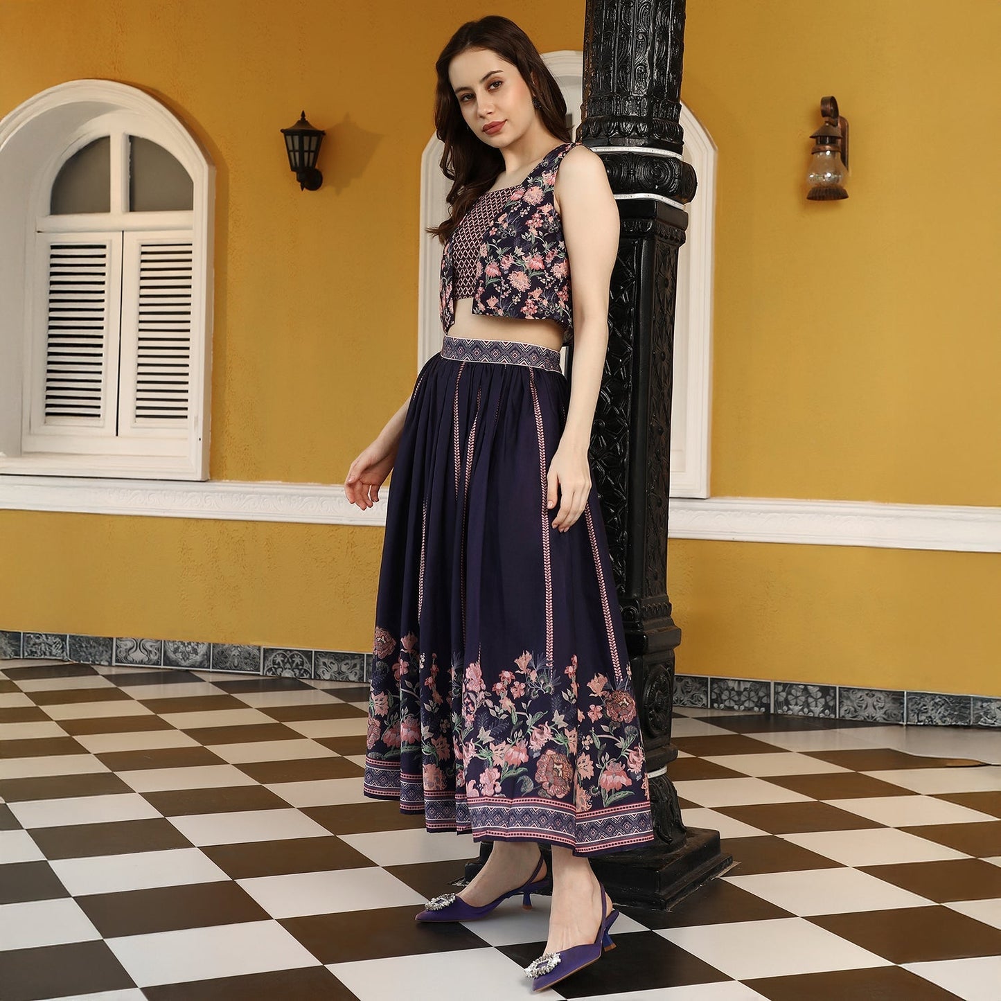Geometrical-Flora Co-Ord Set