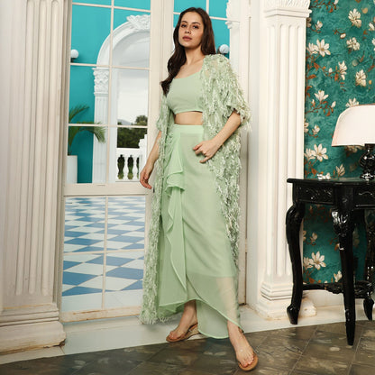 Tassel-Drape Co-Ord Set