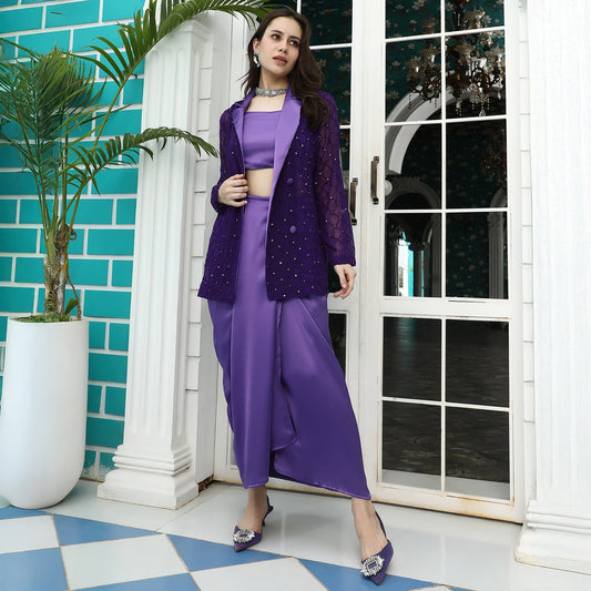 Embellished Tailored Co-Ord Set