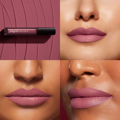 Pilgrim Matte Me Up Liquid Lipstick Rosy Darlin'-21 3 MILLI_LITRE