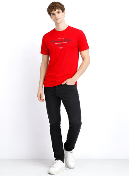 Adro Mens Graphic Printed 100% Cotton T-Shirt | Regular Fit | Printed T-Shirts for Men | Summer Stylish Mens Printed T shirt