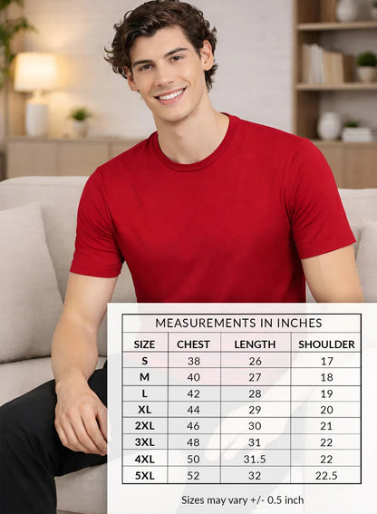 Adro Tennis Printed T-Shirt for Men | Cotton Lycra | 180 GSM Regular Fit | Sports Casual Tee | Printed Tshirt for Men| Sports Stylish T shirt